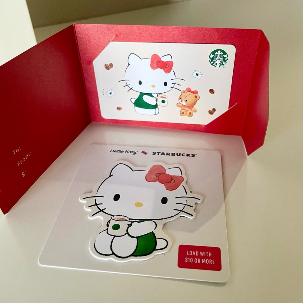 Starbucks x Hello Kitty Gift Cards x 2 - empty